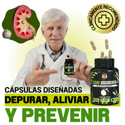 💚 STONE DISSOLVER™ - Disuelve Cálculos, Alivia Dolor y Mejora el Flujo Urinario