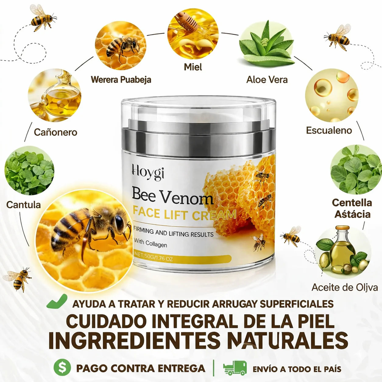 🐝 BEE VENOM - Tratamiento avanzado para imperfecciones marcas y verrugas de la piel Q199 + Envío Gratis 🚚