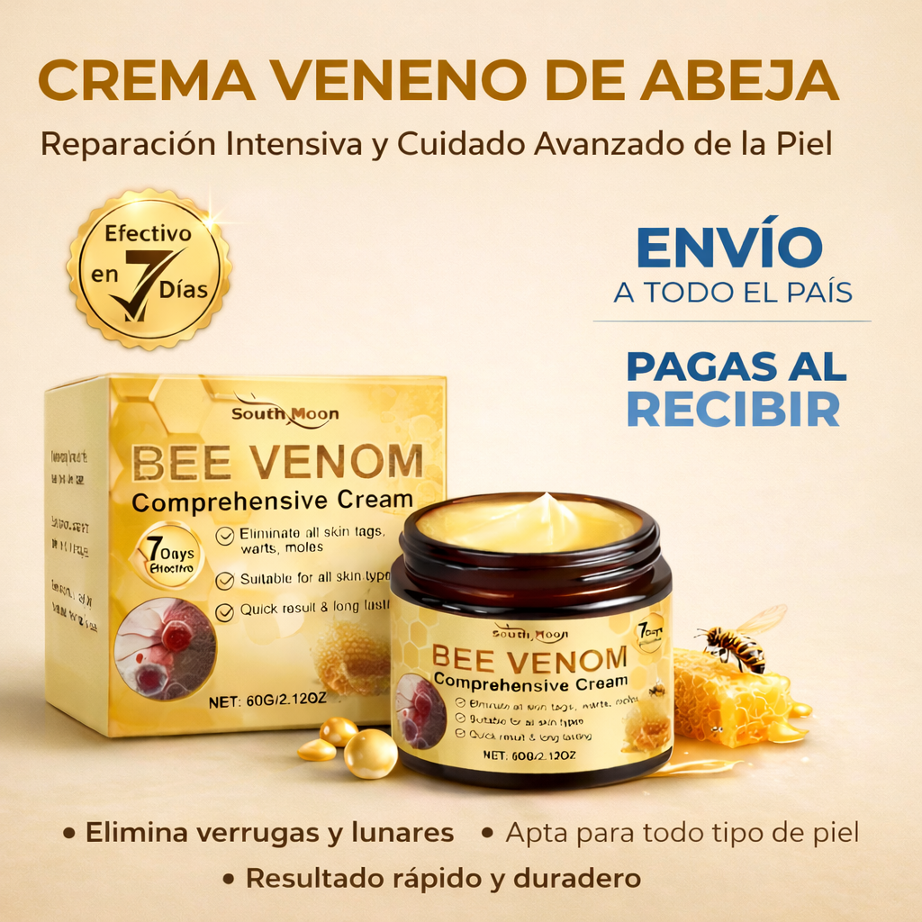 🐝 BEE VENOM - Tratamiento avanzado para imperfecciones marcas y verrugas de la piel Q199 + Envío Gratis 🚚