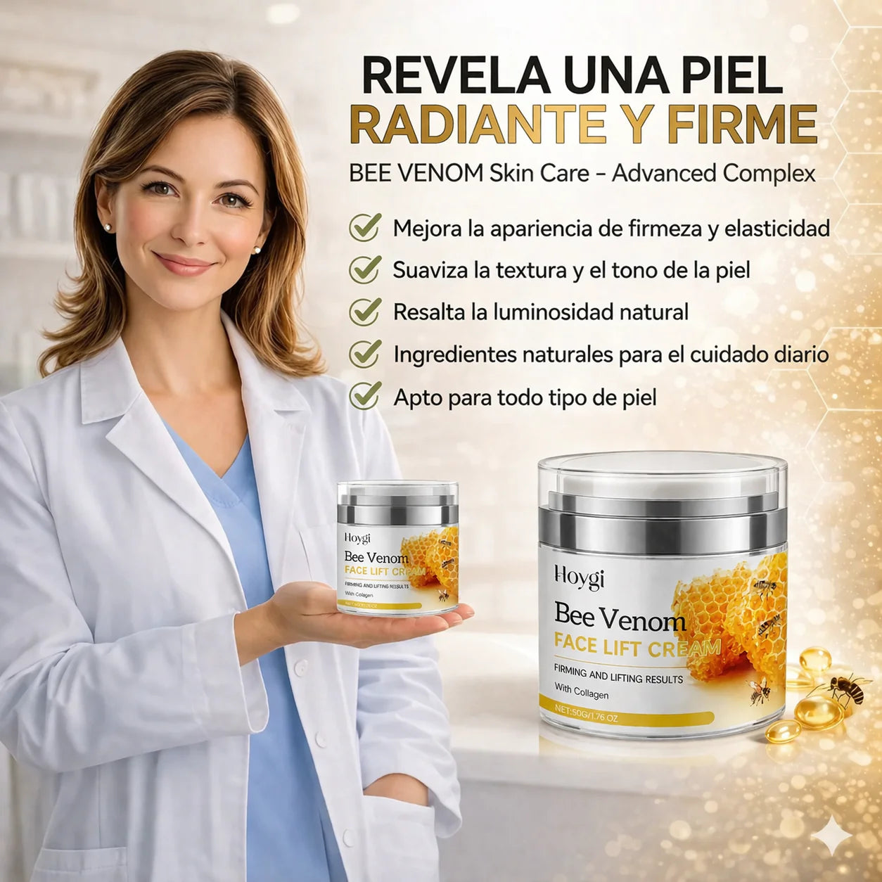 🐝 BEE VENOM - Tratamiento avanzado para imperfecciones marcas y verrugas de la piel Q199 + Envío Gratis 🚚