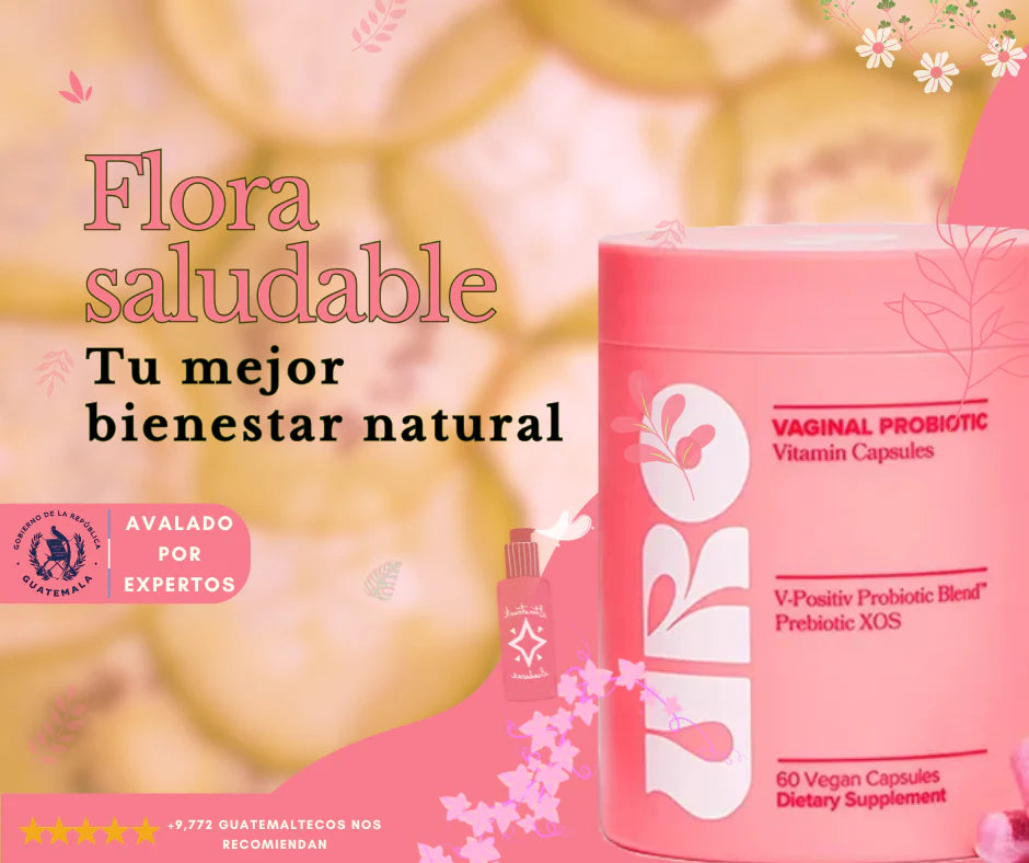 URO® - Probióticos Vaginales Premium 60 Cápsulas