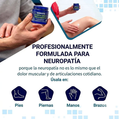 Neuropathy Cream - Alivio inmediato para el ardor y hormiguero