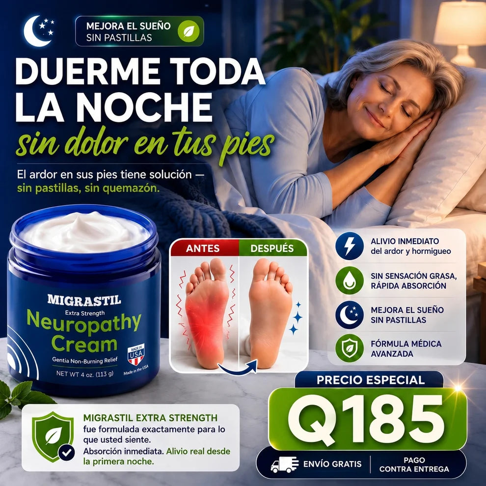 Neuropathy Cream - Alivio inmediato para el ardor y hormiguero